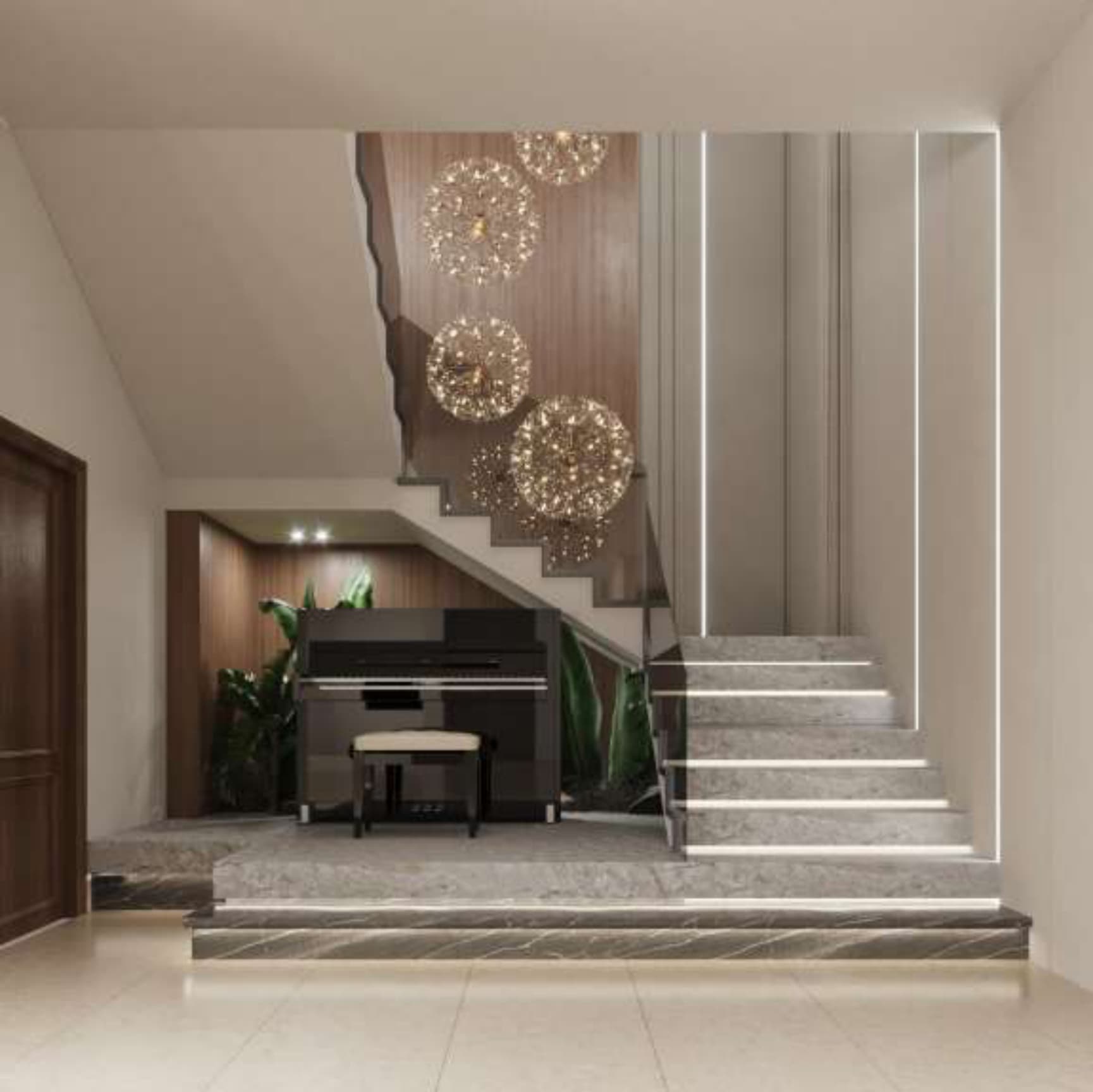 A signature El-Kenz staircase and living space